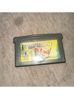Earthworm Jim, GameBoy Advance, Authentic - Tested and Working